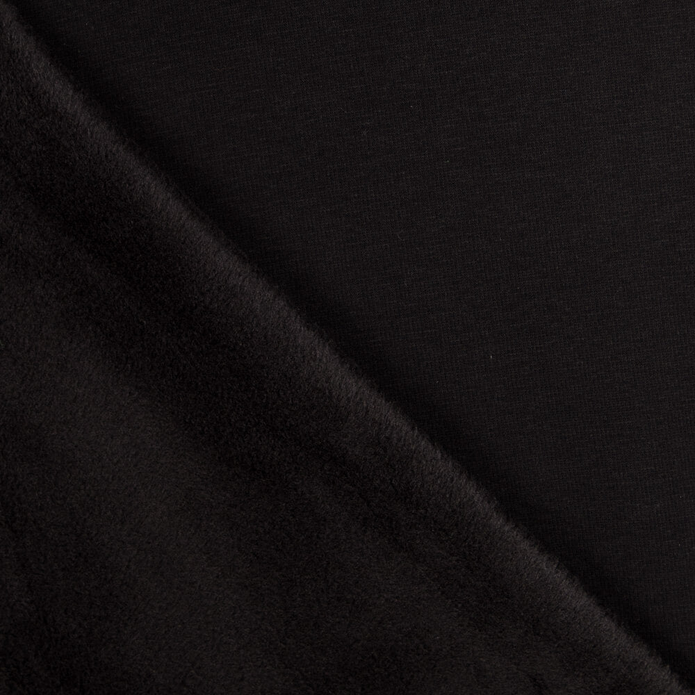 Malha Pelúcia Pêlo Curto Preto - Ribes y Casals