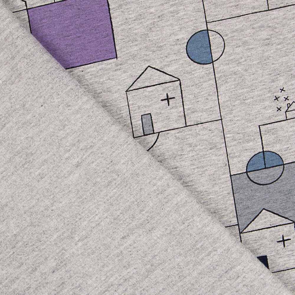 Malha de Felpa Sweater City Landscape - Ribes y Casals