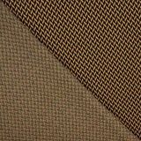 Malha Jacquard Espinha de Peixe Marrom - Ribes y Casals