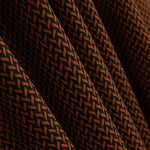 Malha Jacquard Espinha de Peixe Telha - Ribes y Casals