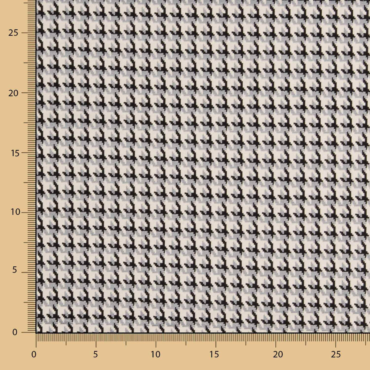 Malha Jacquard Pé de Galo Cinza Claro - Ribes y Casals