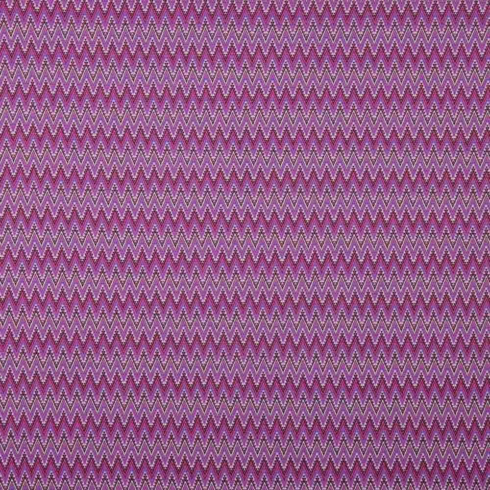 Malha Jacquard ZigZag Magenta - Ribes y Casals