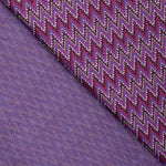 Malha Jacquard ZigZag Magenta - Ribes y Casals