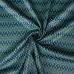 Malha Jacquard ZigZag Verde - Ribes y Casals