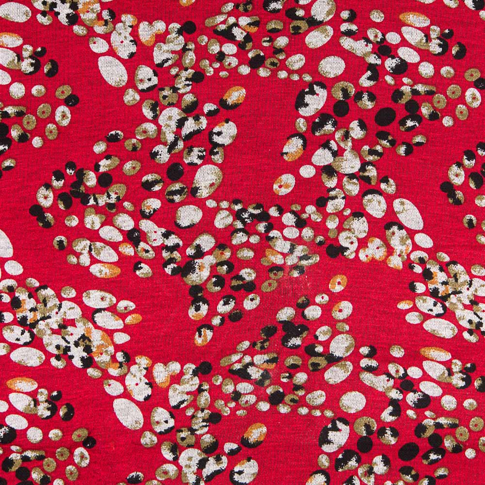 Malha Camisola Bolhas Vermelho - Ribes y Casals