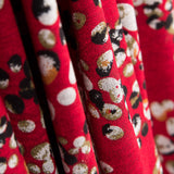 Malha Camisola Bolhas Vermelho - Ribes y Casals