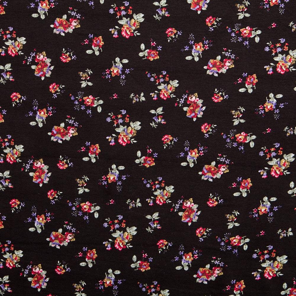 Punto Jersey Cretona Negro - Ribes y Casals