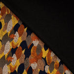 Punto Jersey Viscosa Hojas Otoño - Ribes y Casals