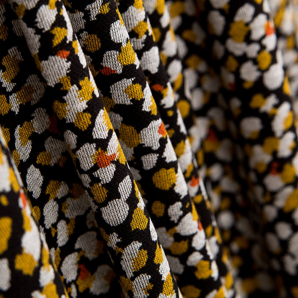 Punto Jersey Viscosa Moteado Doré - Ribes y Casals