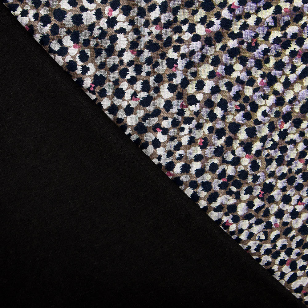 Punto Jersrey Viscosa Moteado Gris - Ribes y Casals