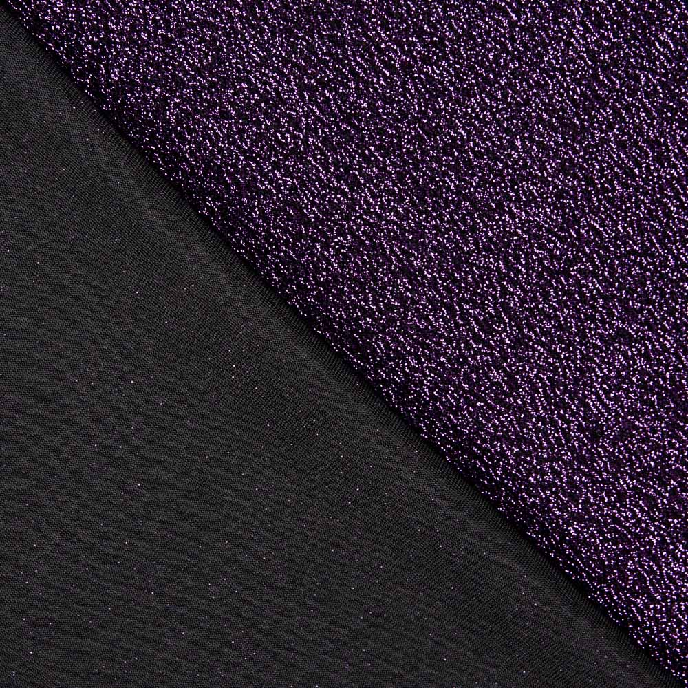 Tricô Lamé Brilhante Beringela - Ribes y Casals