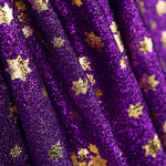 Malha Lamé Púrpura Estrelas - Ribes y Casals