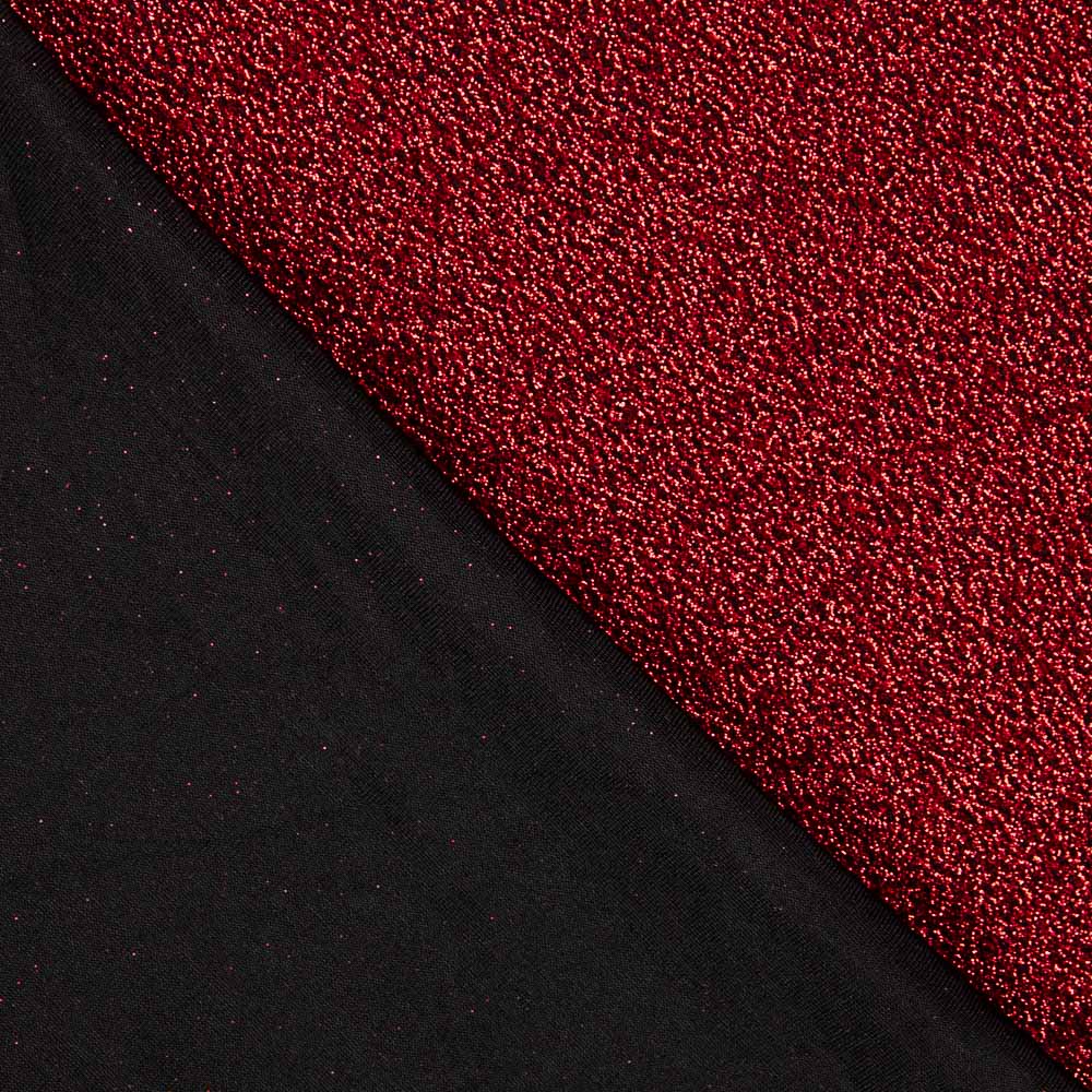 Tricô Lamé Brilhante Vermelho - Ribes y Casals