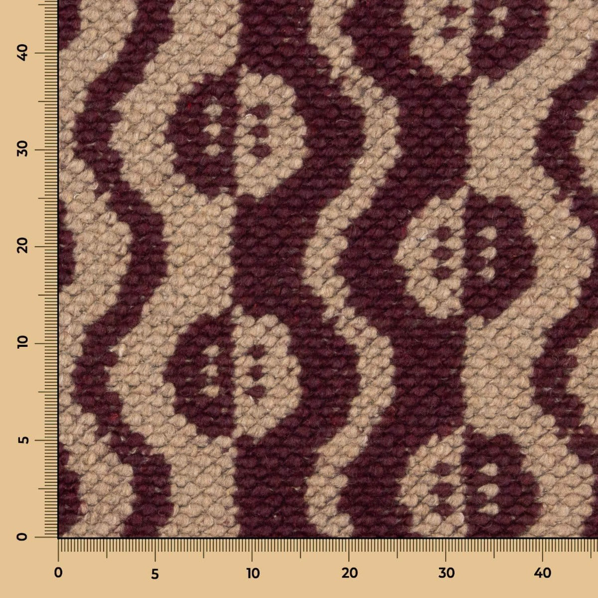 Malha Tricot Lã Poncho Olhos Granada - Ribes y Casals