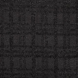 Malha Lã Xadrez Lurex Preto - Ribes y Casals