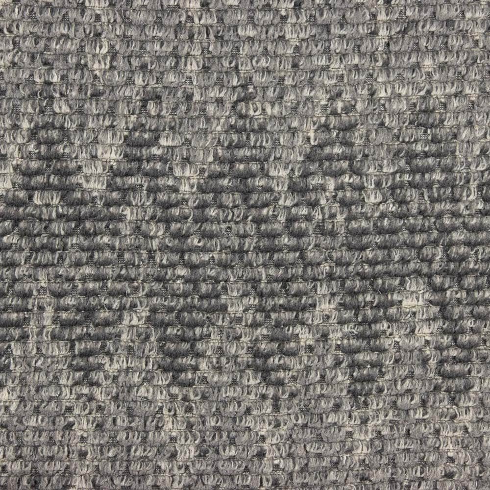 Malha Tricot Lã Poncho Geo Cinza - Ribes y Casals