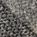 Malha Tricot Lã Poncho Geo Cinza - Ribes y Casals