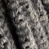 Retal Punto Tricot Lana Poncho Geo Gris 90x140 cm - Ribes y Casals