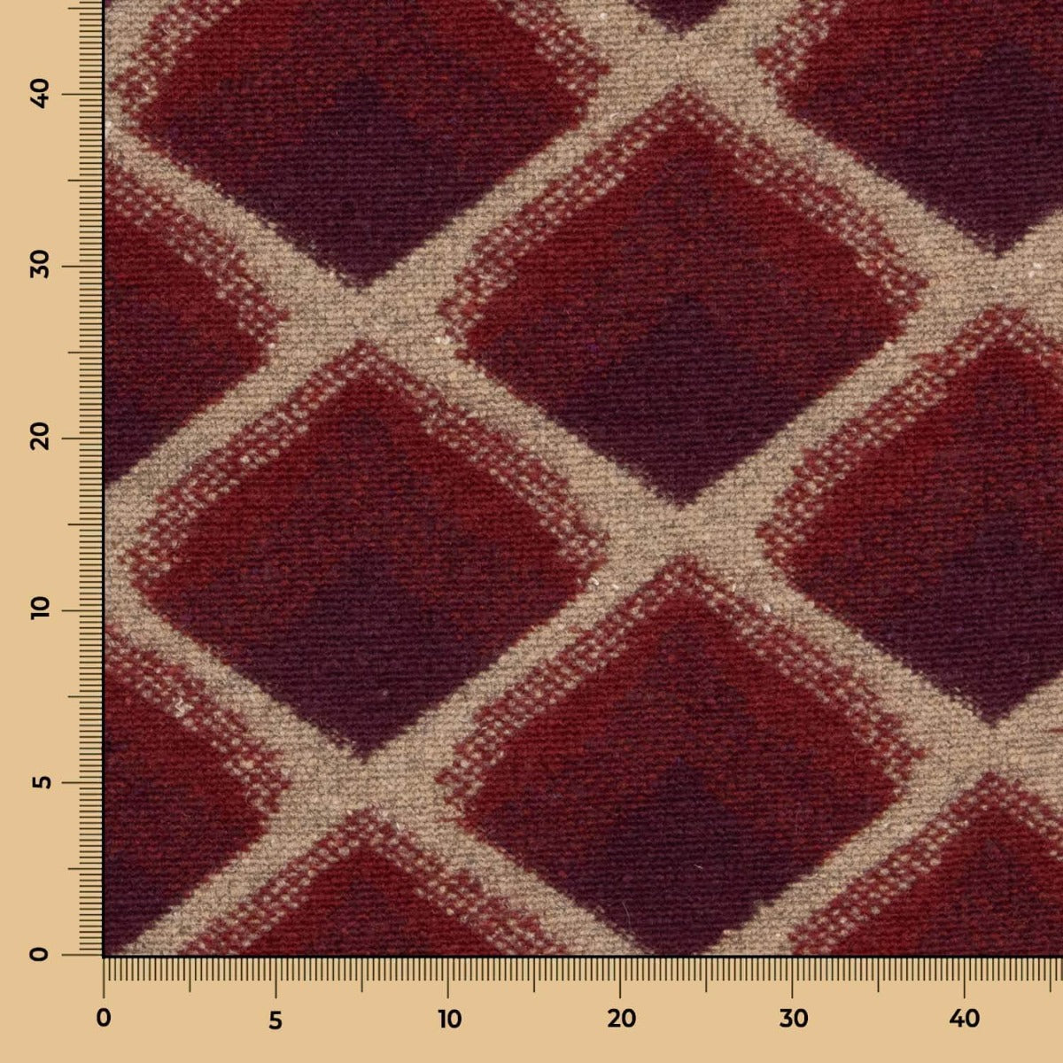 Malha Tricot Lã Poncho Granada Ondas - Ribes y Casals