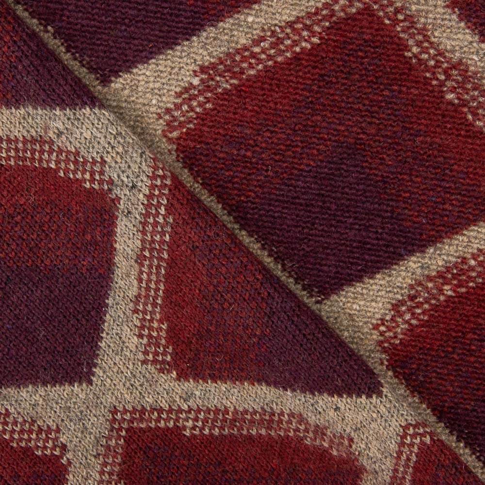 Malha Tricot Lã Poncho Granada Ondas - Ribes y Casals