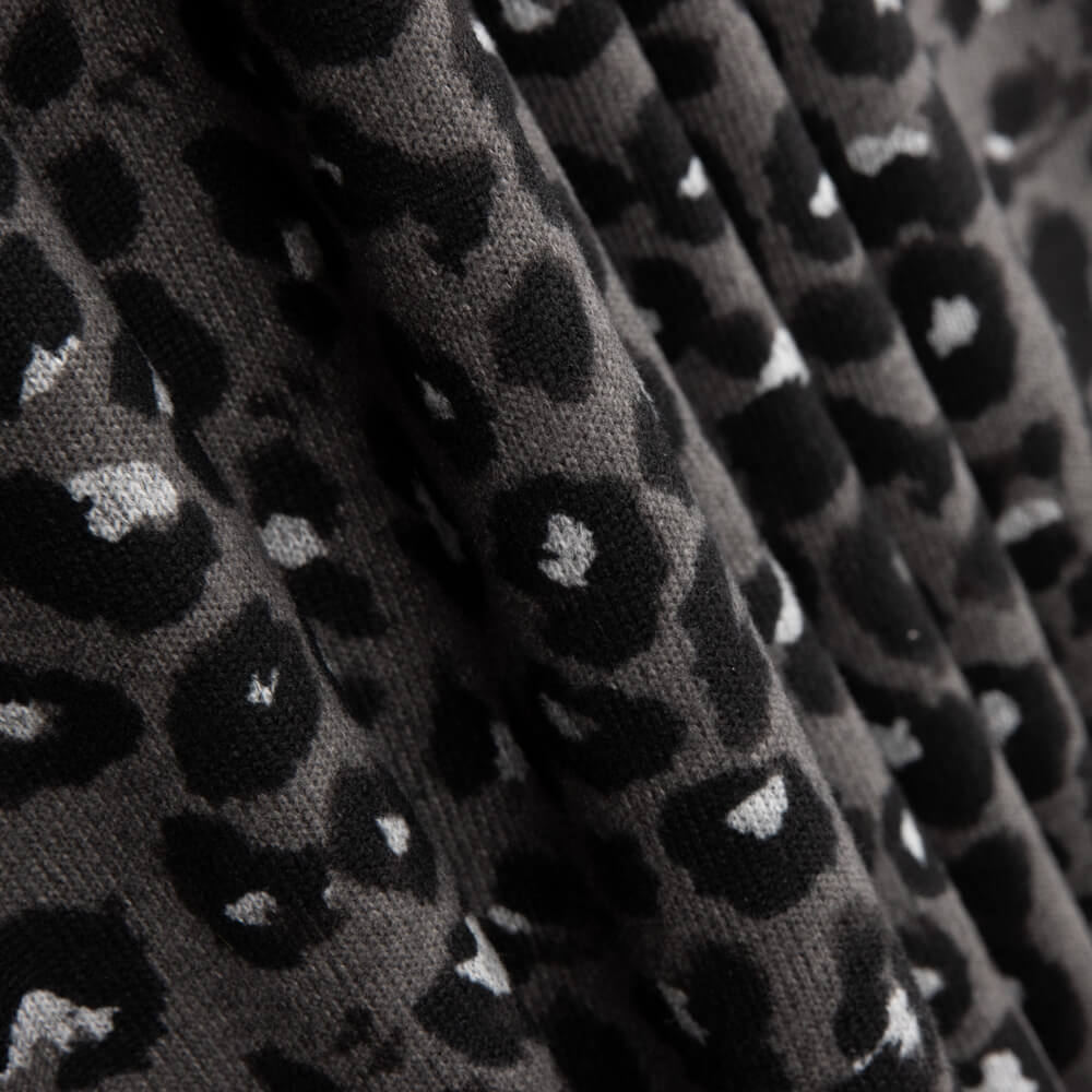 Malha Angora Leopardo Cinza - Ribes y Casals