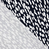 Malha Viscose Salpicada Marinha - Ribes y Casals