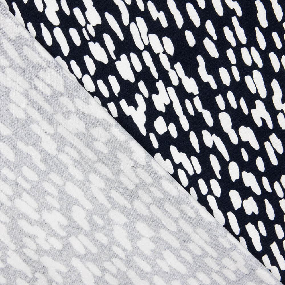 Retal Punto Viscosa Moteado Marino 60x140 cm - Ribes y Casals