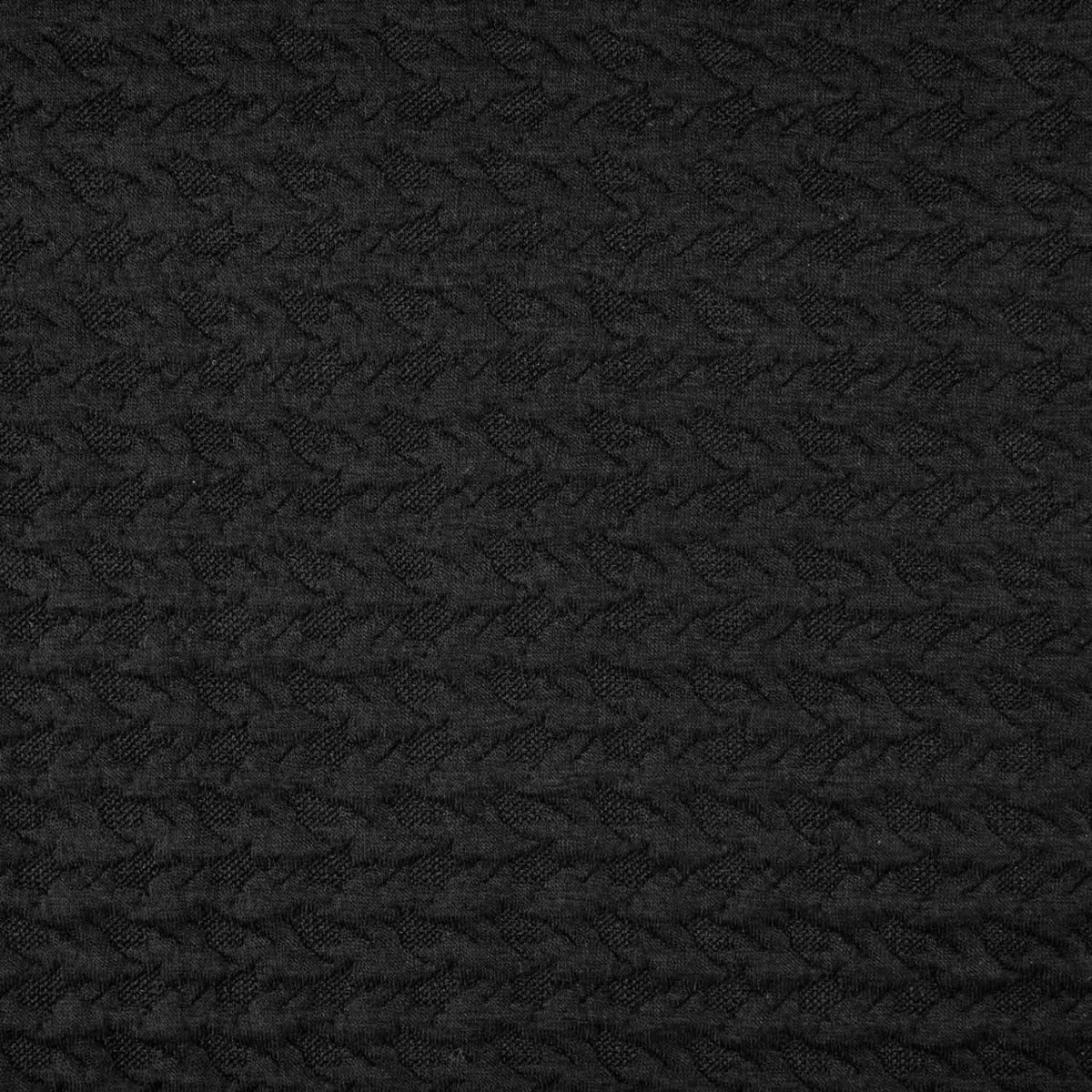 Tricô Jacquard Cloqué Preto - Ribes y Casals