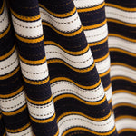 Malha Piqué Riscas Azul - Ribes y Casals