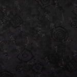Malha Poliéster Jacquard Preto - Ribes y Casals