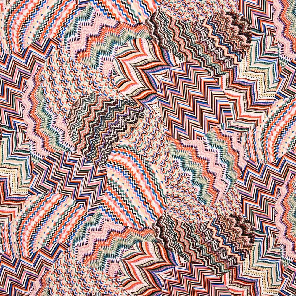Malha Viscose Chevron Multicolorido - Ribes y Casals