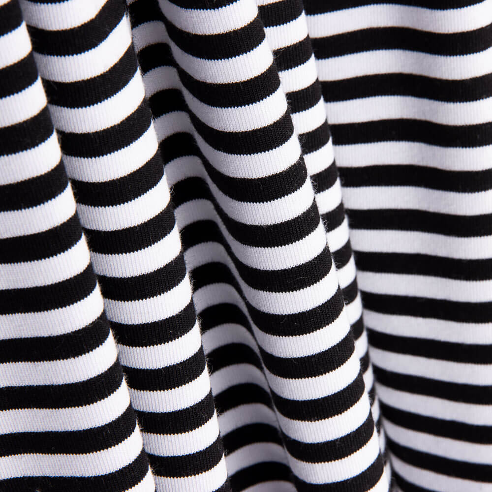 Malha Listrada Mini Preto - Ribes y Casals