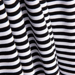 Malha Listrada Mini Preto - Ribes y Casals