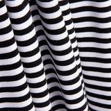 Malha Listrada Mini Preto - Ribes y Casals