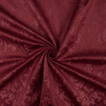 Malha de veludo jacquard em relevo – Bordô - Ribes y Casals