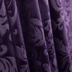 Malha de veludo jacquard com relevo – Roxo - Ribes y Casals