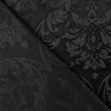 Malha de veludo jacquard com relevo – Preto - Ribes y Casals
