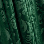 Malha de veludo jacquard com relevo – Verde - Ribes y Casals