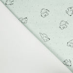 Retal Punto Tundosado Elefantes Verde 85x140 cm - Ribes y Casals