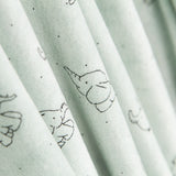 Retal Punto Tundosado Elefantes Verde 85x140 cm - Ribes y Casals