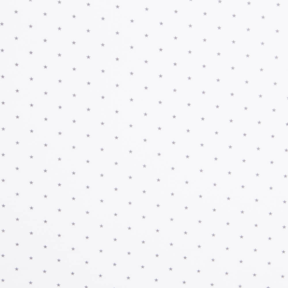 Malha Elástica Estrelas Fundo Branco Oeko-Tex® - Ribes y Casals