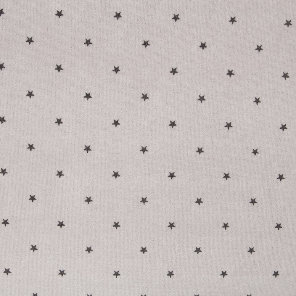 Malha Elástica Estrelas Cinza Oeko-Tex® - Ribes y Casals