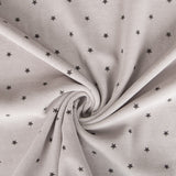 Malha Elástica Estrelas Cinza Oeko-Tex® - Ribes y Casals