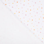 Malha Elástica Flores Branco Oeko-Tex® - Ribes y Casals