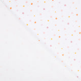 Malha Elástica Flores Branco Oeko-Tex® - Ribes y Casals