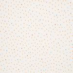 Retal Punto Tundosado Gotitas Crudo Oeko-Tex® 75x150 cm - Ribes y Casals