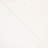 Malha Elástica Gotas Branco Oeko-Tex® - Ribes y Casals