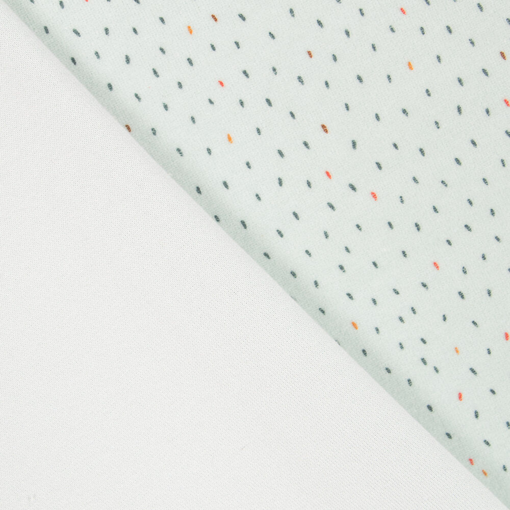 Malha Elástica Gotas Verde Oeko-Tex® - Ribes y Casals