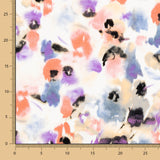 Malha Viscose Floral Aquarela - Ribes y Casals