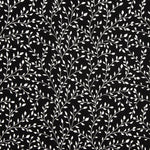 Malha Viscose Branches Preta - Ribes y Casals